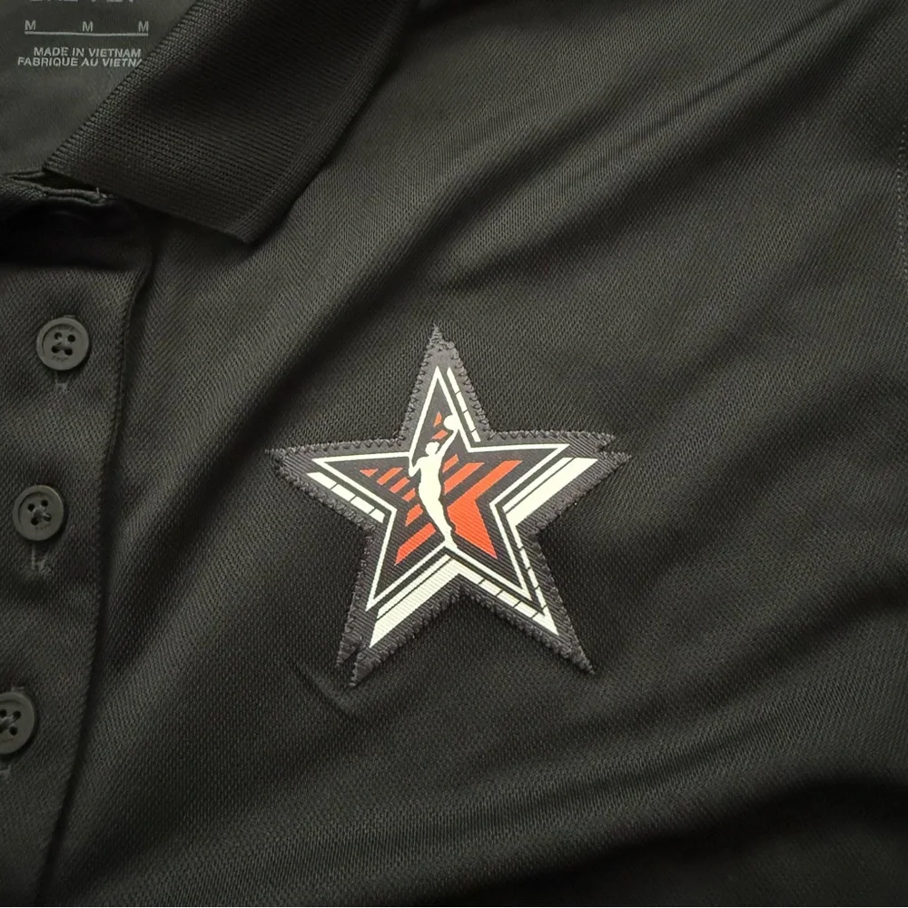 Nike 2024 WNBA All-Star Game Era Polo - Black Women's Size Medium Dri-fit